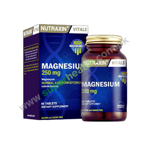 Nutraxin Magnesium 250Mg Tab 60S | Super Health