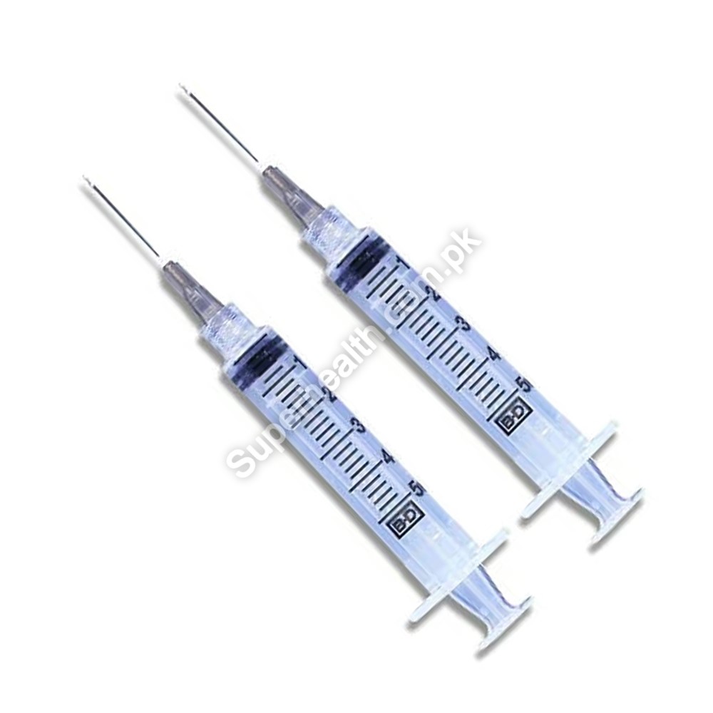 Bd 5cc syringe 100s super health