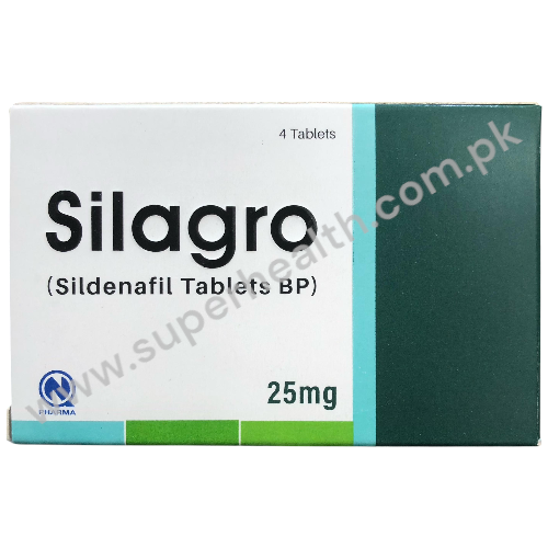 SILAGRO 25MG TABLETS 4S (SILDENAFIL)