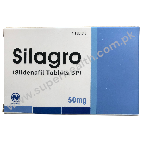 SILAGRO 50MG TABLETS 4S (SILDENAFIL)