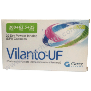 VILANTO UF 200+62.5+25MG CAPSULES 30S