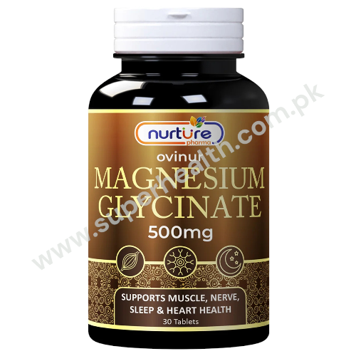 NURTURE MAGNESIUM GLYCINATE 500MG TAB